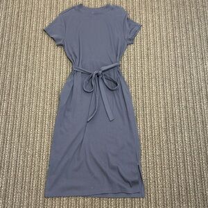 Grey Blue T-Shirt Dress, Time and Tru, Size Medium